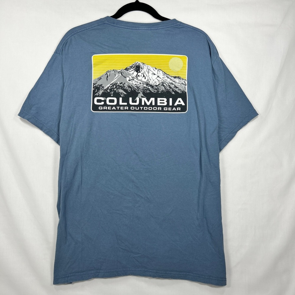 Columbia Sportswear Blue Mountain Graphic T-Shirt Size XL